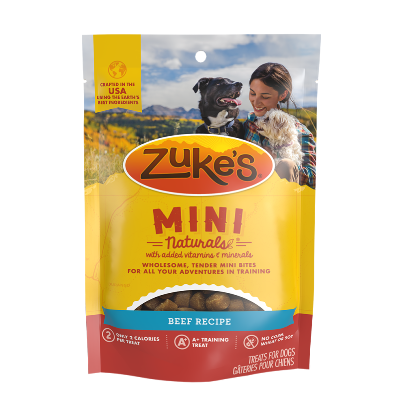 Zuke's Mini Naturals Beef Recipe Dog Treats